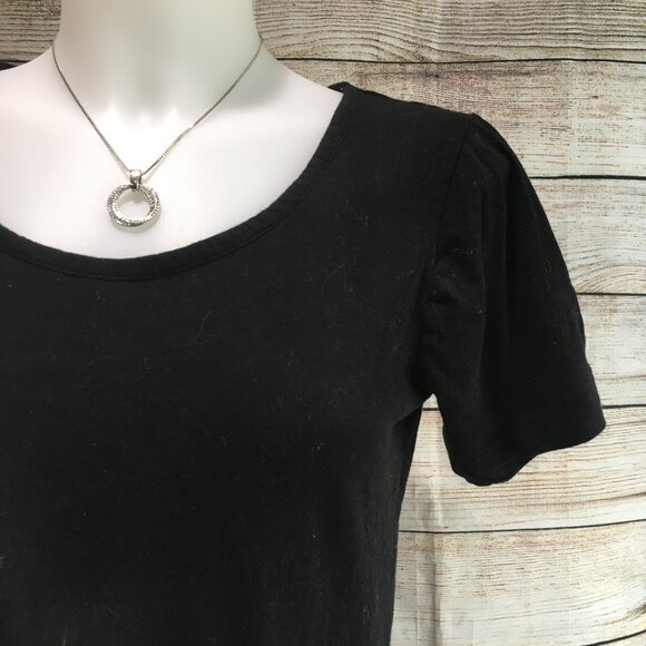 Joe Fresh Black T-Shirt size XS - I-10 - Picture 3 of 4